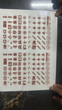 Gold Switch Stickers