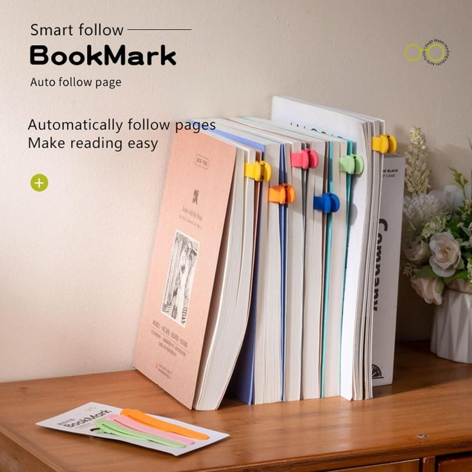 3pcs Silicone Automatic Bookmark