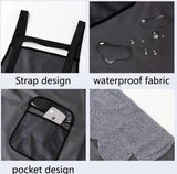 Adjustable Oil-Water Proof Transparent Cooking Apron