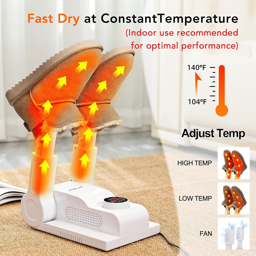 Electric Shoe Dryer with UV Sterilization